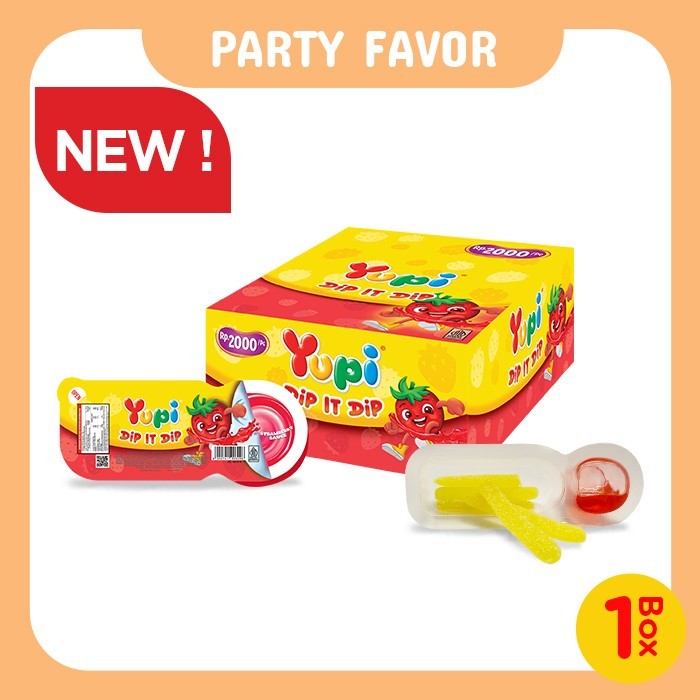 

YUPI DIP IT DIP Strawberry Sauce Box isi 12 pcs