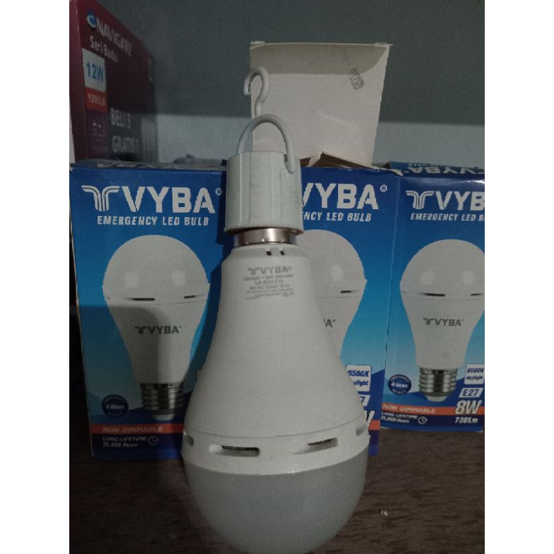 lampu led emergency vyba 11 w bonus fiting gantung