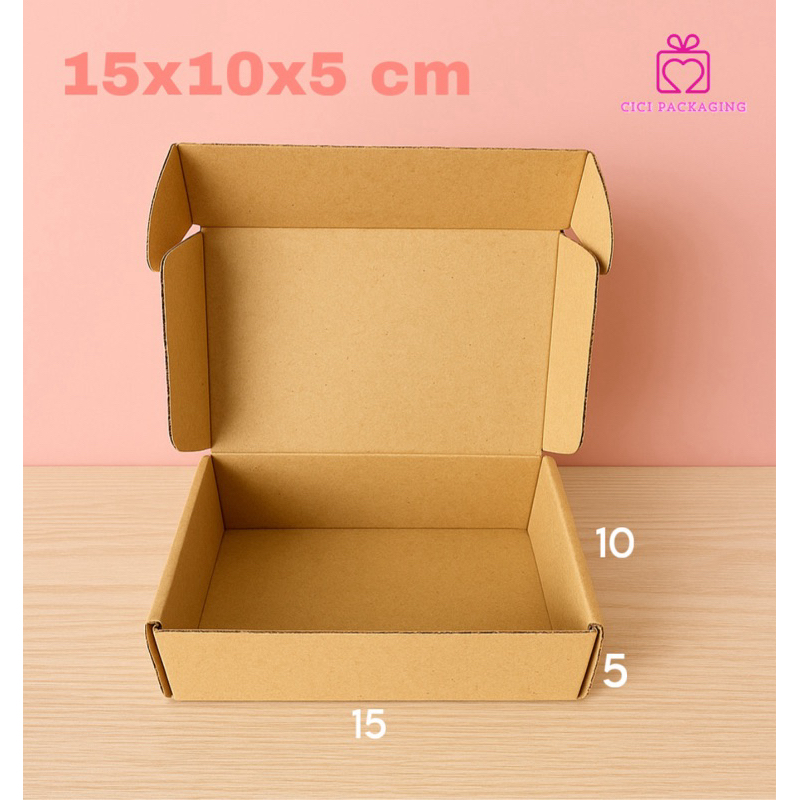 

kardus 15x10x5 cm box karton diecut hampers pizza packaging polos harga pabrik