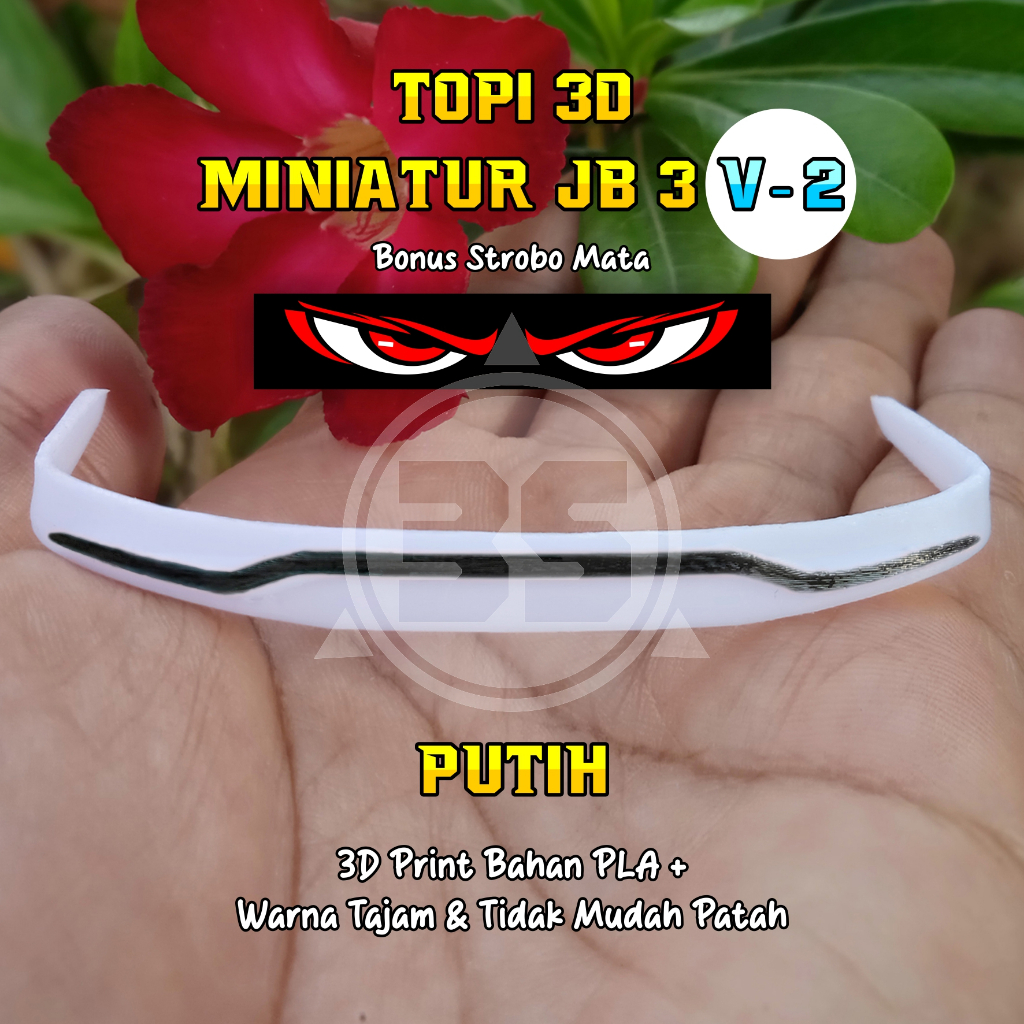 Topi Miniatur JetBus 3 V-2 3D Print Halus