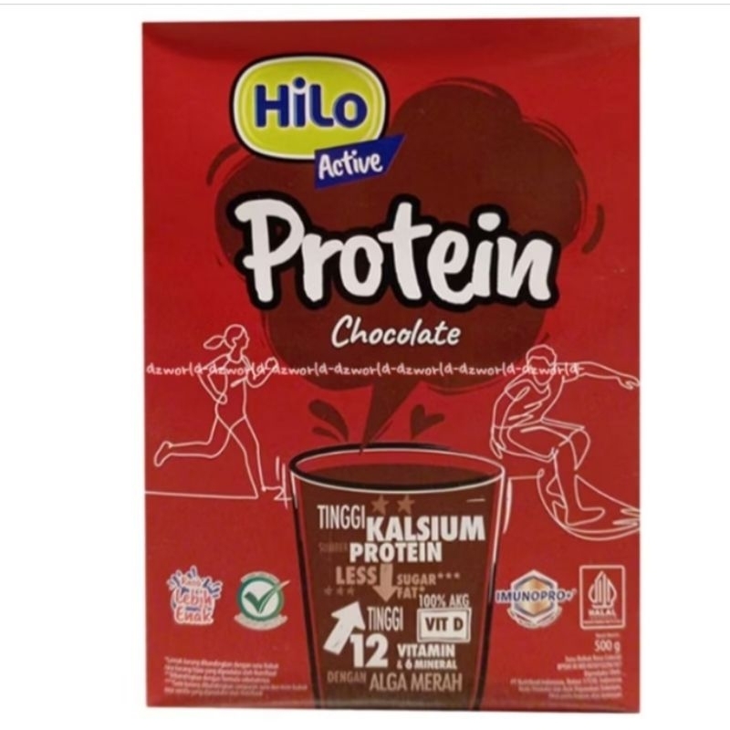 

500gr HiLo Active Susu Bubuk tinggi protein