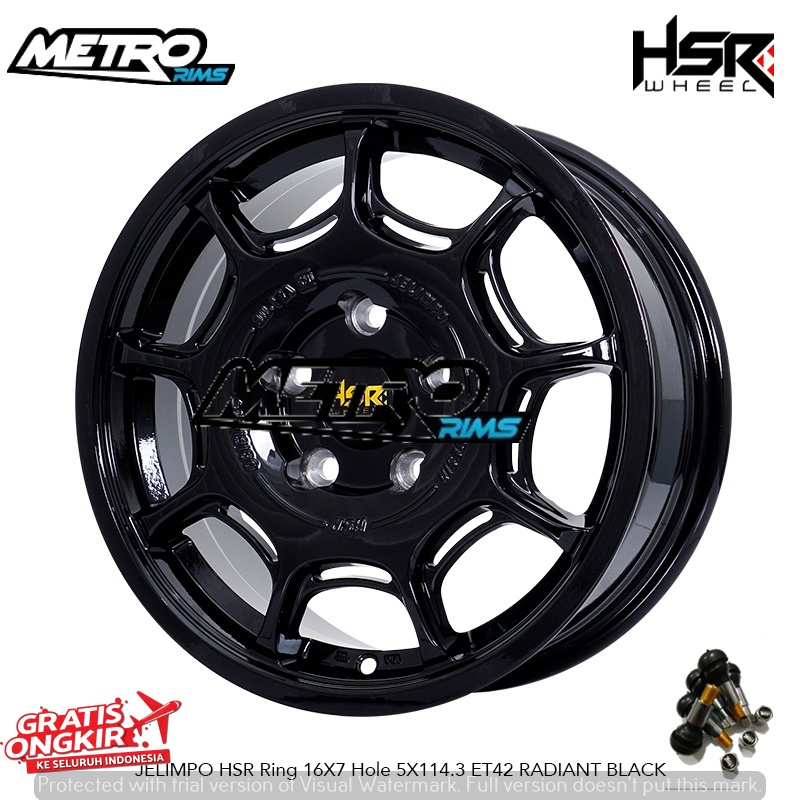 NEW VELG PELEK RACING RALLY HSR JELIMPO RING 16 R16 UNTUK MOBIL SX4 RUSH TERIOS INNOVA ZENIC