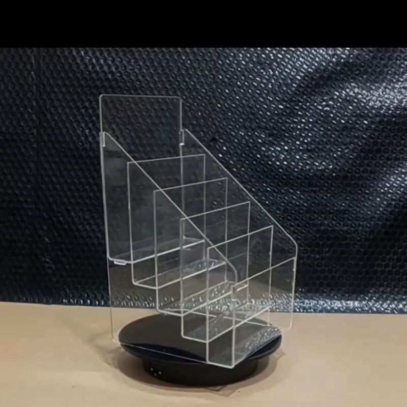 Tempat brosur A6 /Akrilik rak brosur 5 susun