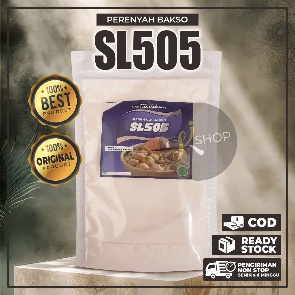 

50gr Perenyah Bakso SL505 - Enzim Perenyah Dimsum / untuk bakso, sosis, siomay