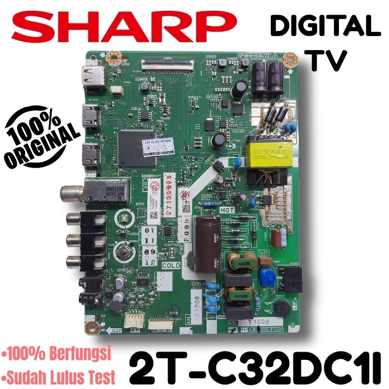 MB / Mobo / Mainboard Tv Sharp 2T-C32DC1I 32DC1I 2T-32DD1I 32DD1I