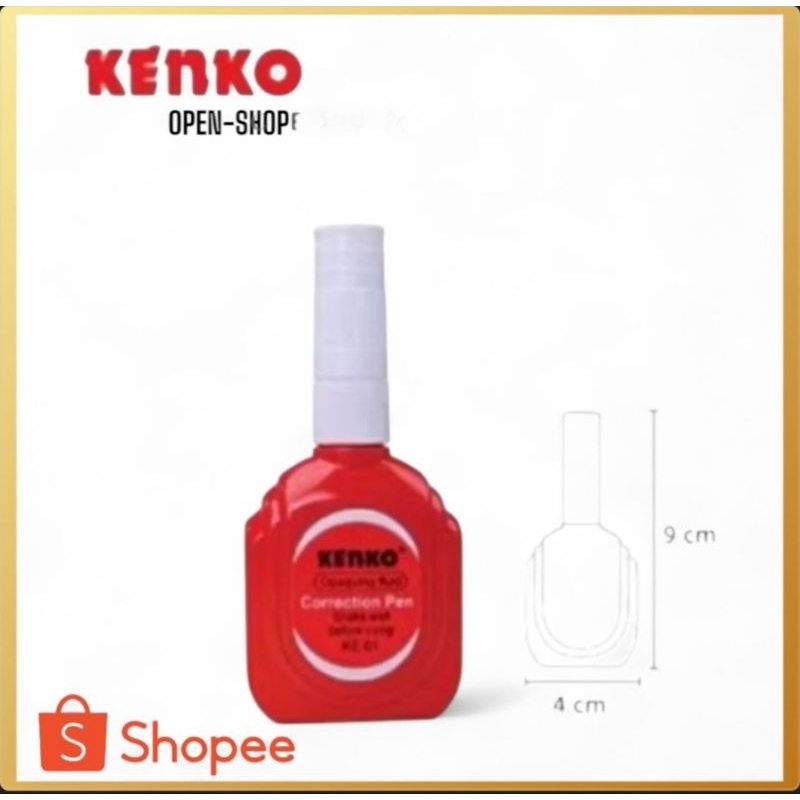 

Tipe-x Cair Kenko KE-1 Correction Tipe-x Cair ( 1PCS )