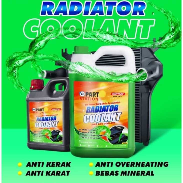 RB AIR RADIATOR MOBIL 5 LITER-COOLANT RADIATOR 5 LITER (HIJAU/MERAH) PARTSTATION