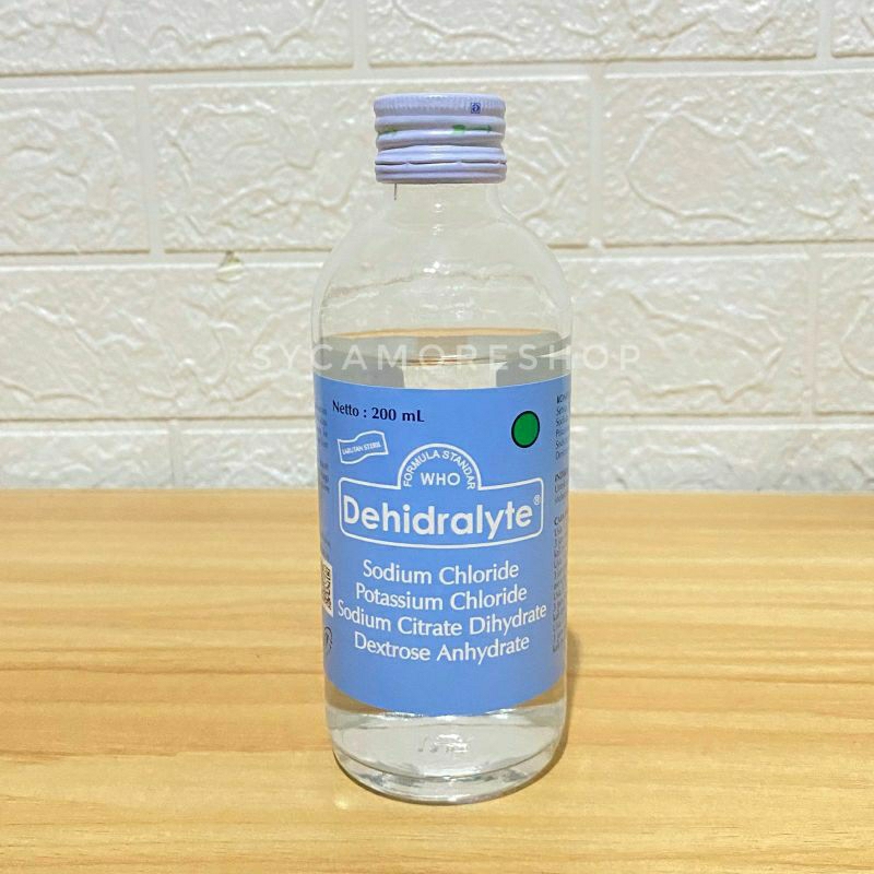

Dehidralyte minuman elektrolit anak pengganti cairan saat dehidrasi akibat diare / muntaber per botol 200ml