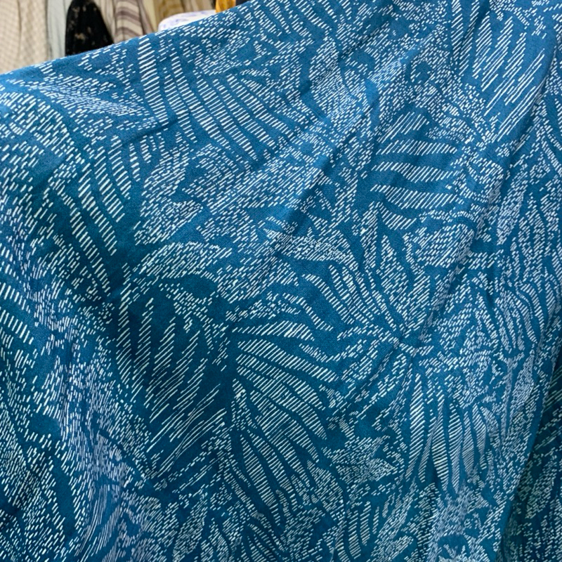 Kain cotton linen - Bahan Kain katun linen premium - Kain linen motif  - Kain katun motif - Kain kat