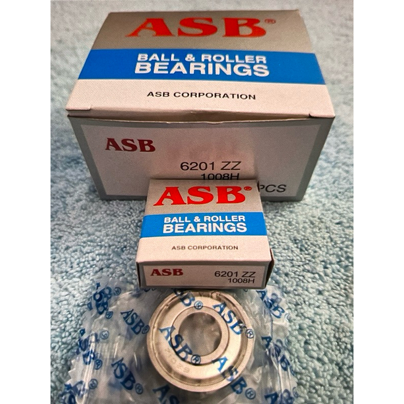 (ISI 10PC) Bearing 6201 ZZ ASB ASLI ORIGINAL