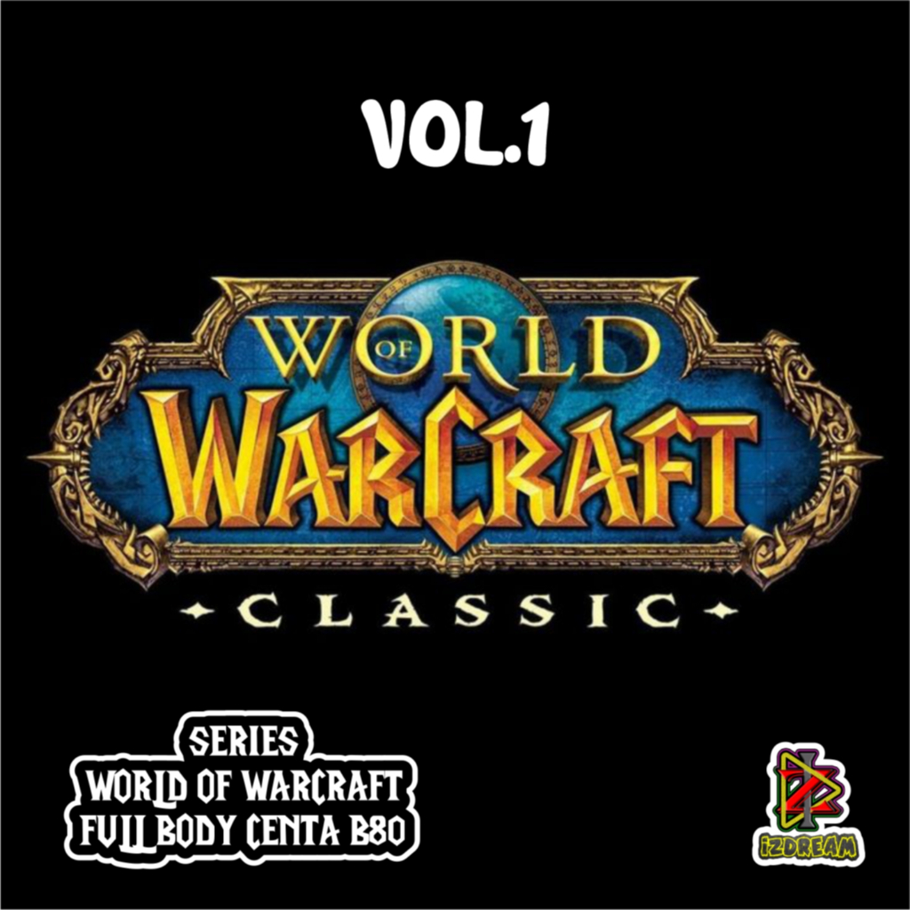 

STICKER WORLD OF WARCRAFT SERIES FULL BODY CENTA B80 (VOL.1)