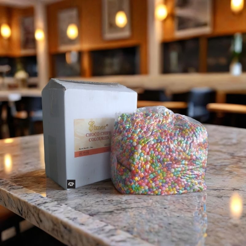 

Elmer Choco Chips Coloured / Warna Warni | Repack 100 gr