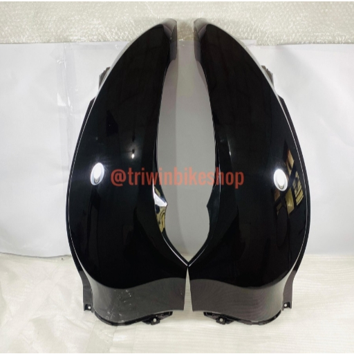 [+DUS] WIN - Cover Body Scoopy 2020 Hitam/LED Prestige (Samping Besar)
