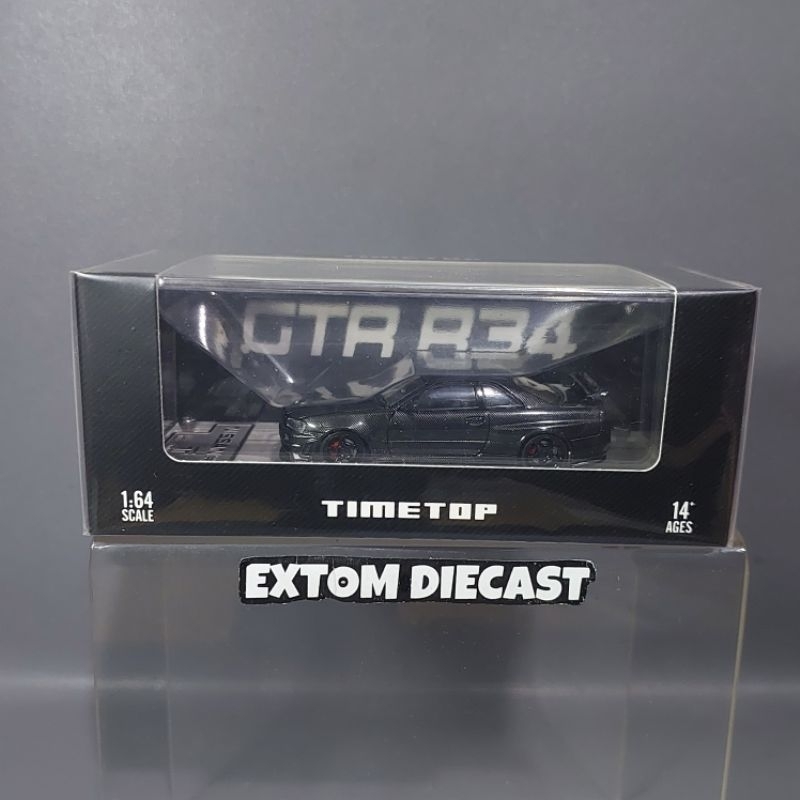 Time Top Nissan Skyline R34 Full Carbon Black