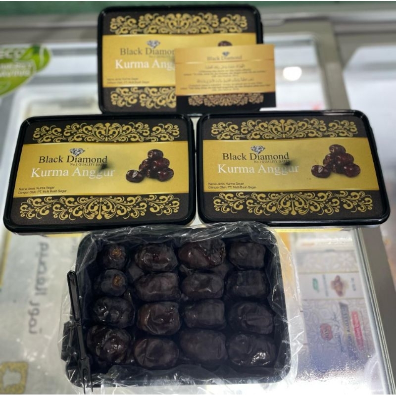 

Kurma BAM Anggur black diamond (500gram)