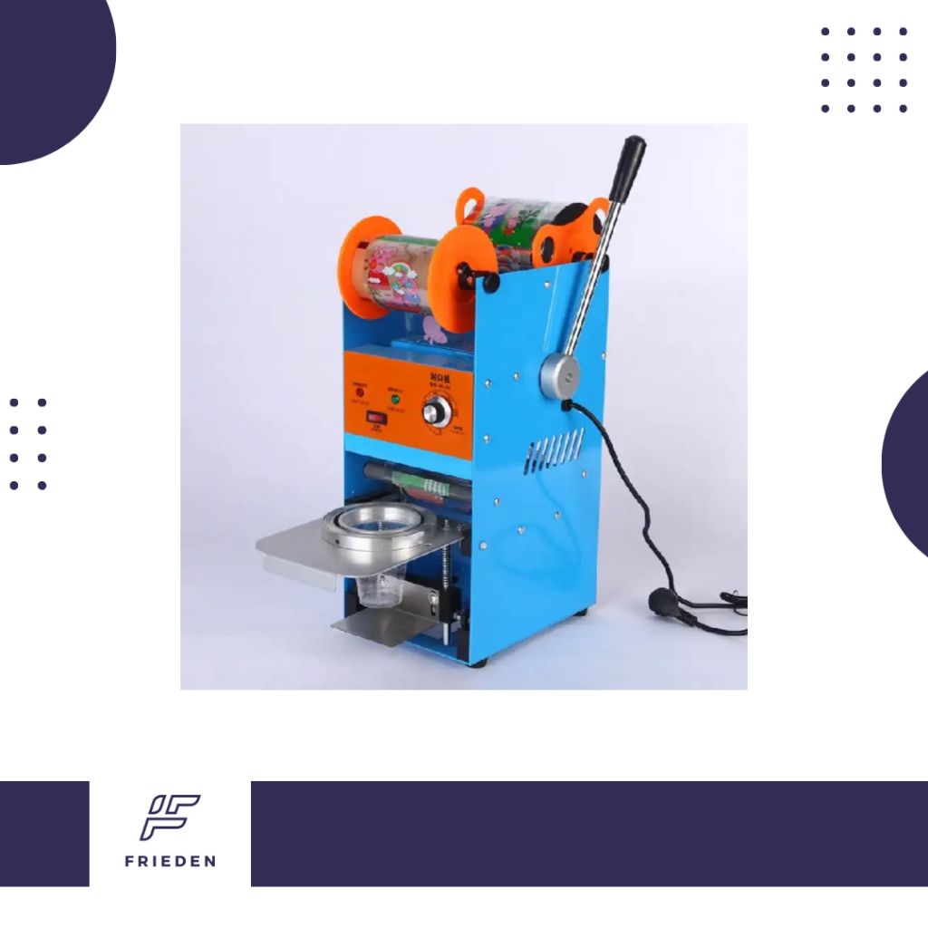 International Common Semi-Automatic Cup Sealing Machine Milktea Plastic Cup Sealer Machine Yogurt Be