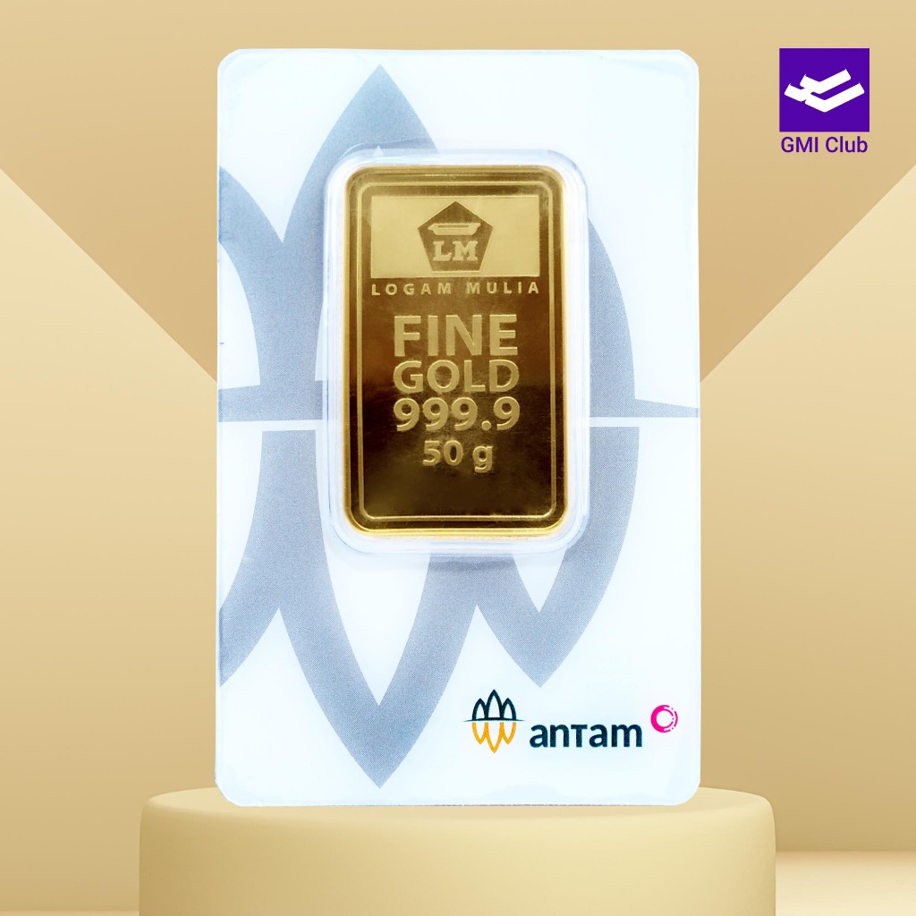Emas Logam Mulia Antam 50 Gram