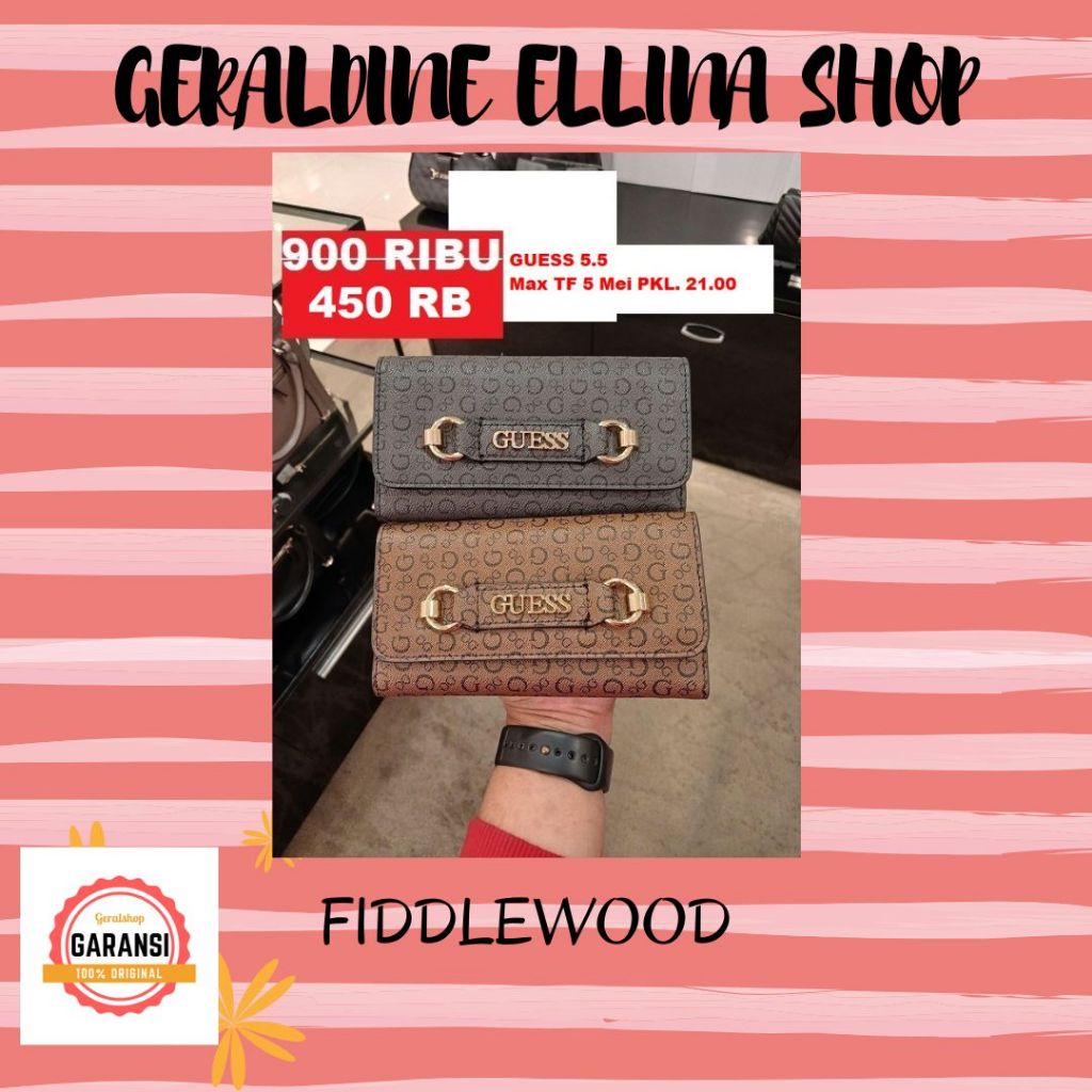 Dompet Guess wanita  ORIGINAL 100% sale FIDDLEWOOD