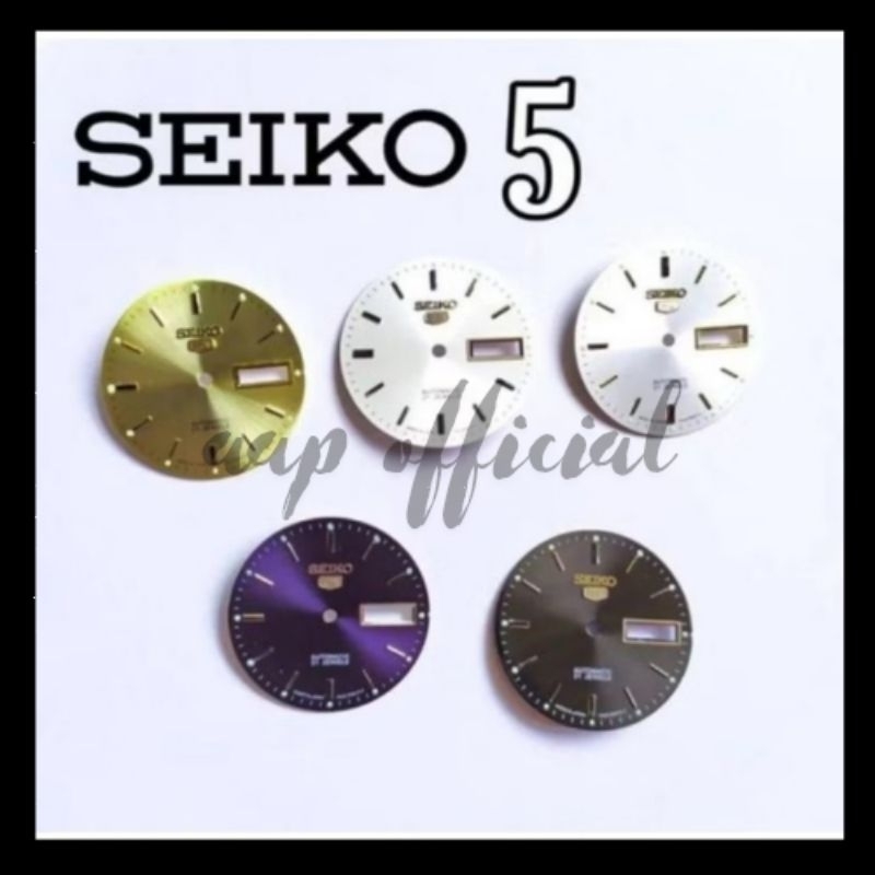 Plat Jam Dial Seiko 5 Automatic Dial 29mm Warna Beragam