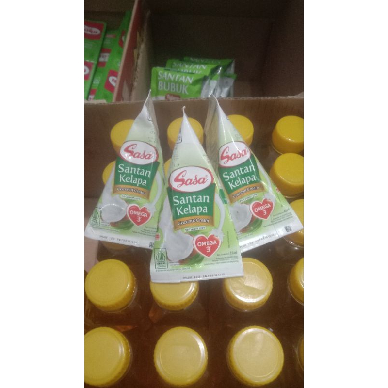 3 psc Santan kelapa cair / santan instan / sasa santan kelapa cair