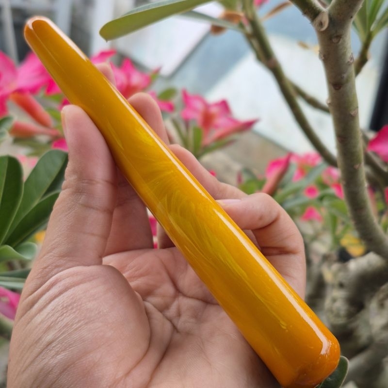 Kaloona.Shop Pipa Model 99/Gg Motif Bulat Pucuk 15Cm Multi