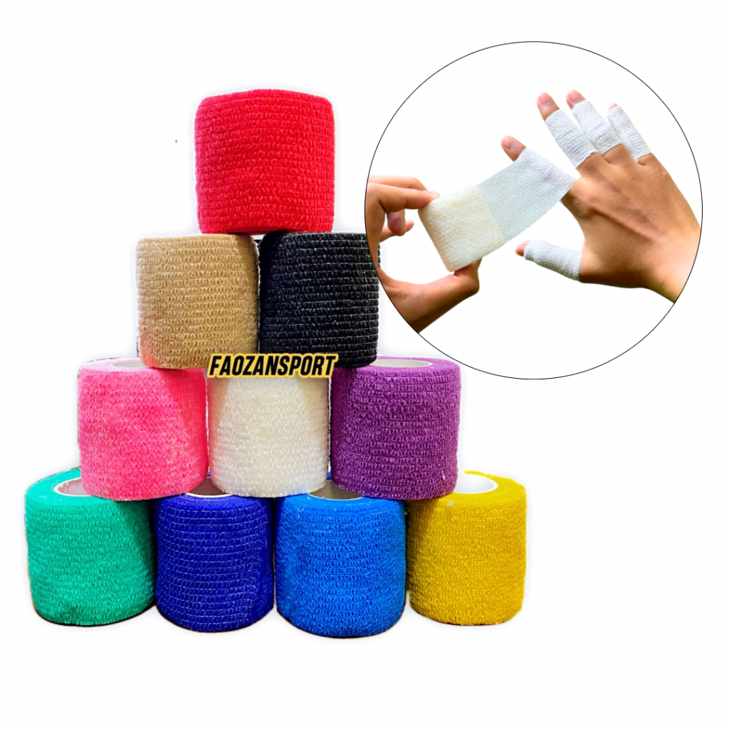 Fingertape pelindung jari finger tape tapping perekat pergelangan tangan kiper futsal sepakbola