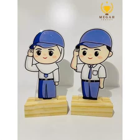 Piala SMA plakat SMA wisuda Akrilik Custom