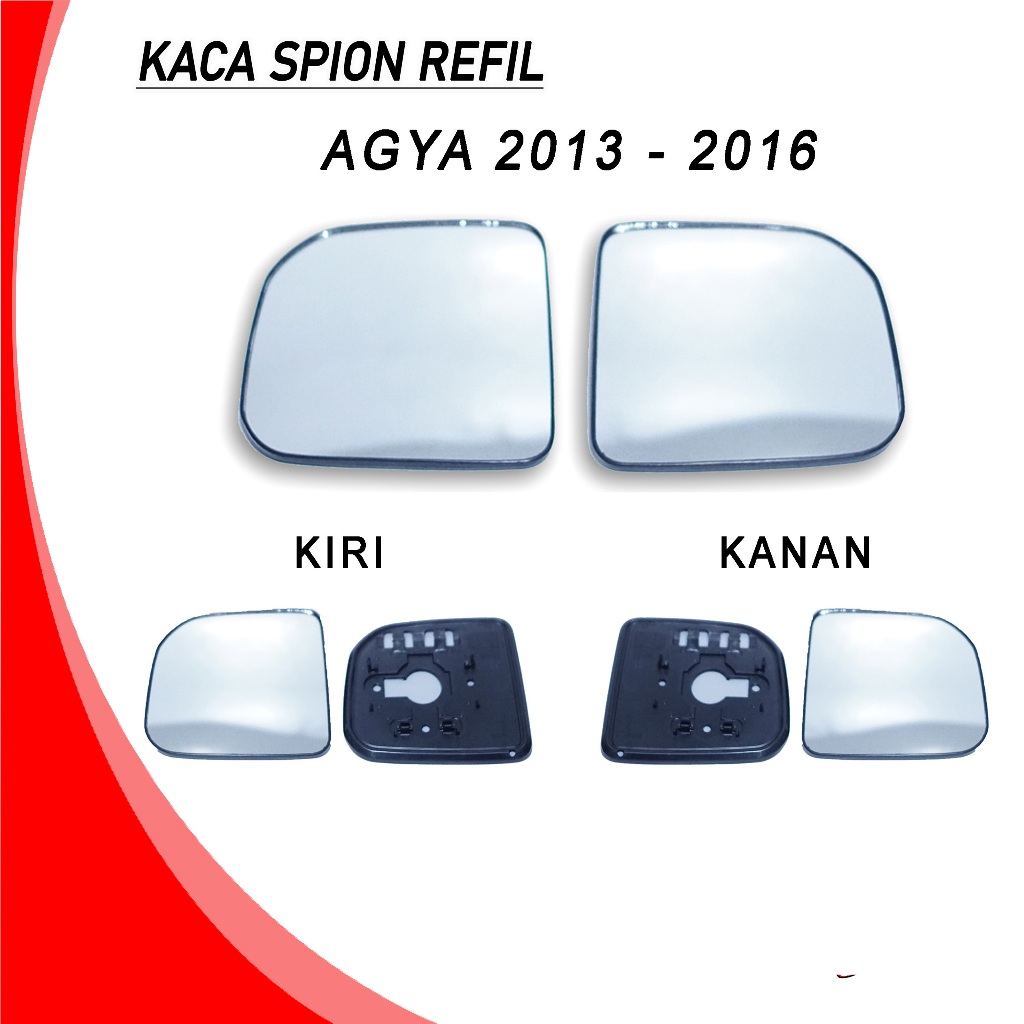 Kaca Spion Mobil Agya 2013-2016 Set Kanan Kiri
