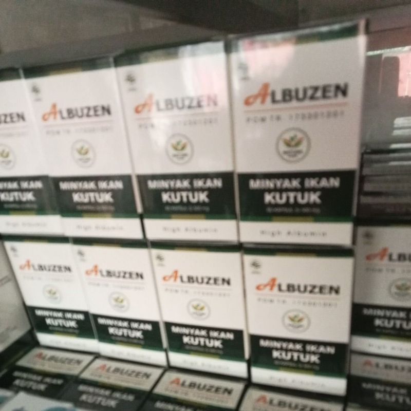 MINYAK IKAN KUTUK ALBUZEN ASLI original.