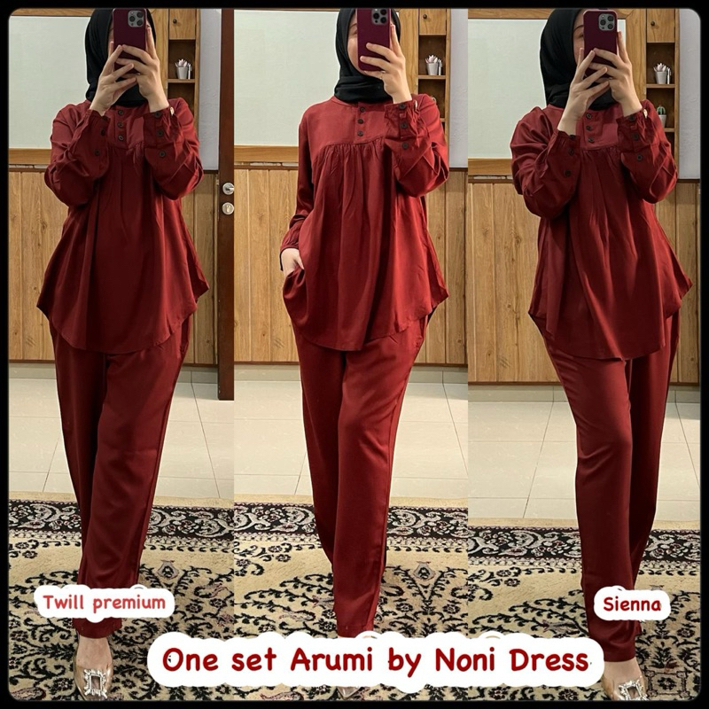 Daster Arab NONI ARUMI One Set Twill Premium By Noni Dress