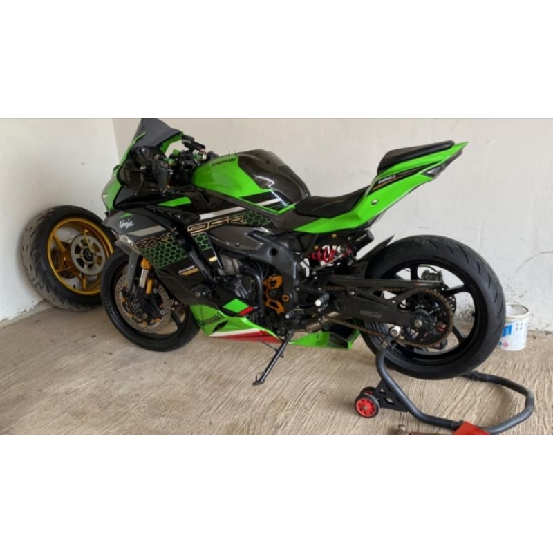 velg rcb forged rim mewah ukuran 2,75in dan 4in double disk set ban pirelli diablo rosso 120/70 r17 