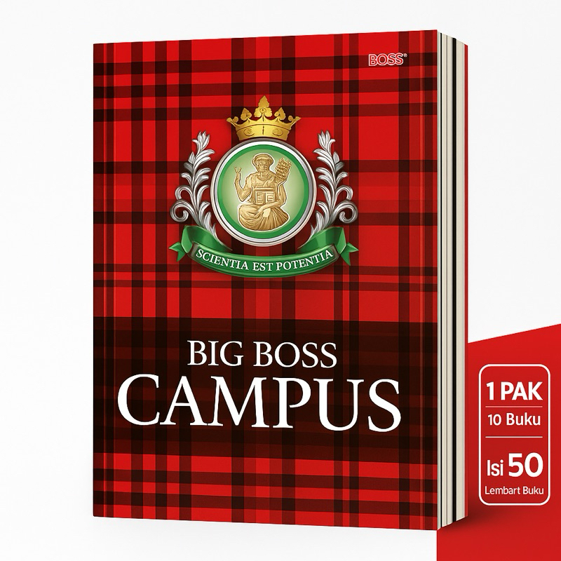 

[Pena Pedia] Bigboss Campus Buku Tulis 50 Lembar (isi 10pcs)