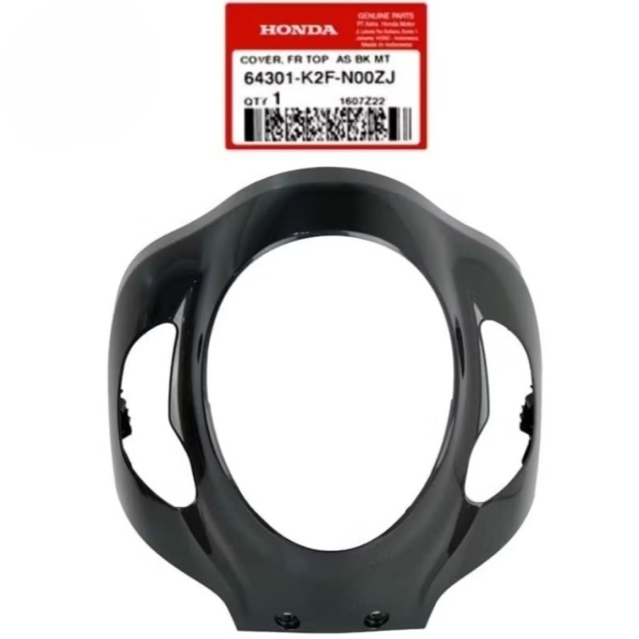 Cover Tameng Body Depan Scoopy esp K2F 2021-2024 hitam abu abu original AHM