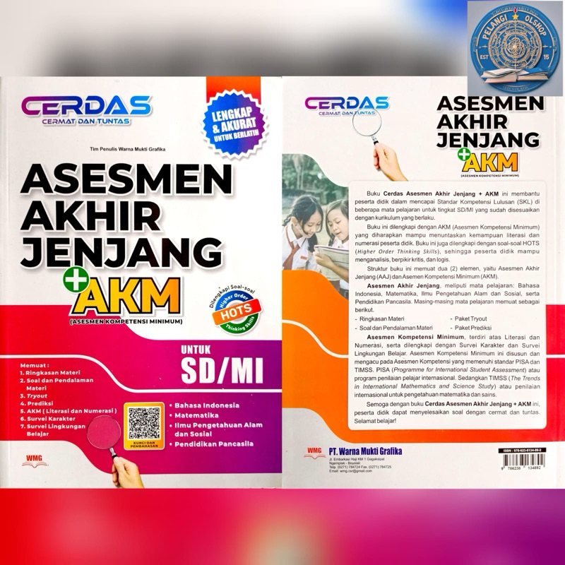 WARNA MUKTI GRAFIKA CERDAS ASESMEN AKHIR JENJANG + AKM UNTUK SD/MI