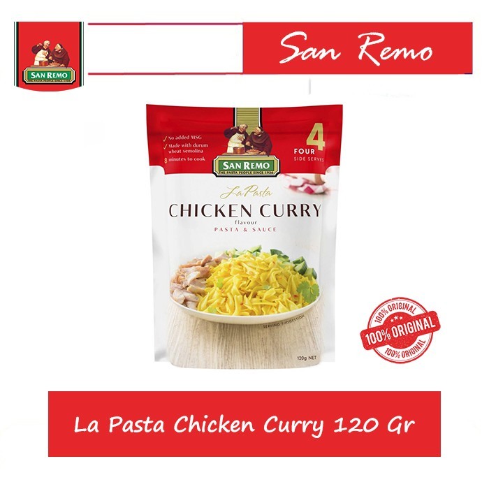 

San Remo La Pasta Chicken Curry 120 Gr