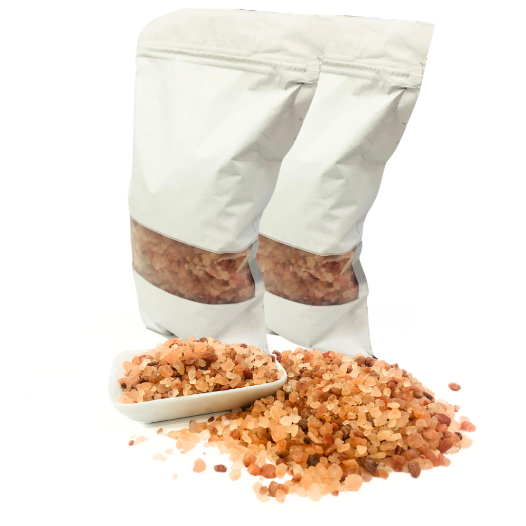 

GFD GARAM HIMALAYA KASAR PINK 1KG - HIMALAYAN COARSE SALT - ROCK SALT - GARAM KRISTAL MERAH MUDA
