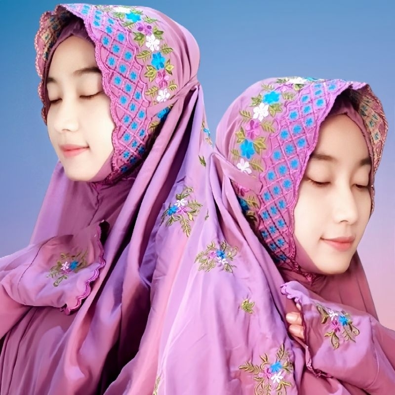 Mukena terusan inner katun mikro premium