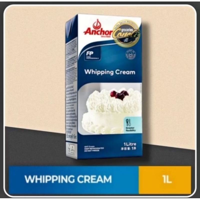 

Anchor Whipping Cream 1liter / anchor whipping cream 1lt Whip