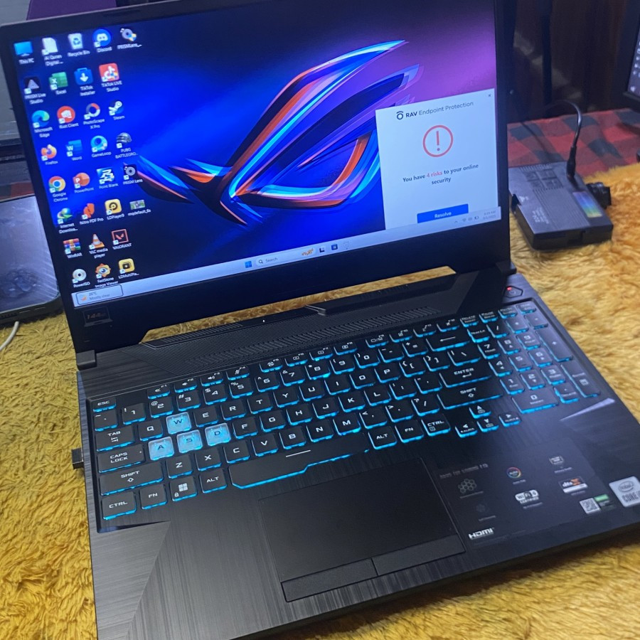 Laptop Asus Tuf gaming FX506L 16gb gtx 1650 4gb bekas