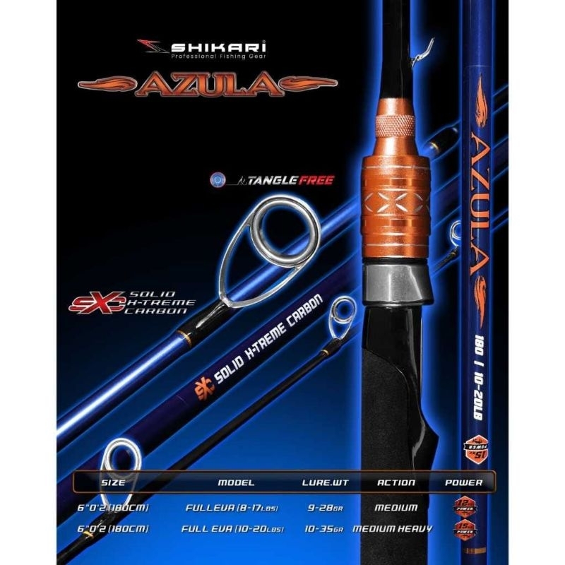 JORAN PANCING SHIKARI AZULA 180 10-20LB