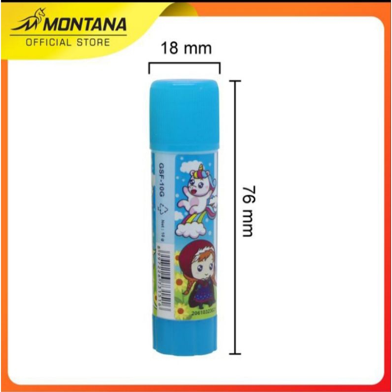 

Montana Glue Stick Fancy 10g 24 pcs Excellent Adhessive Lem Batang Perekat GSF10