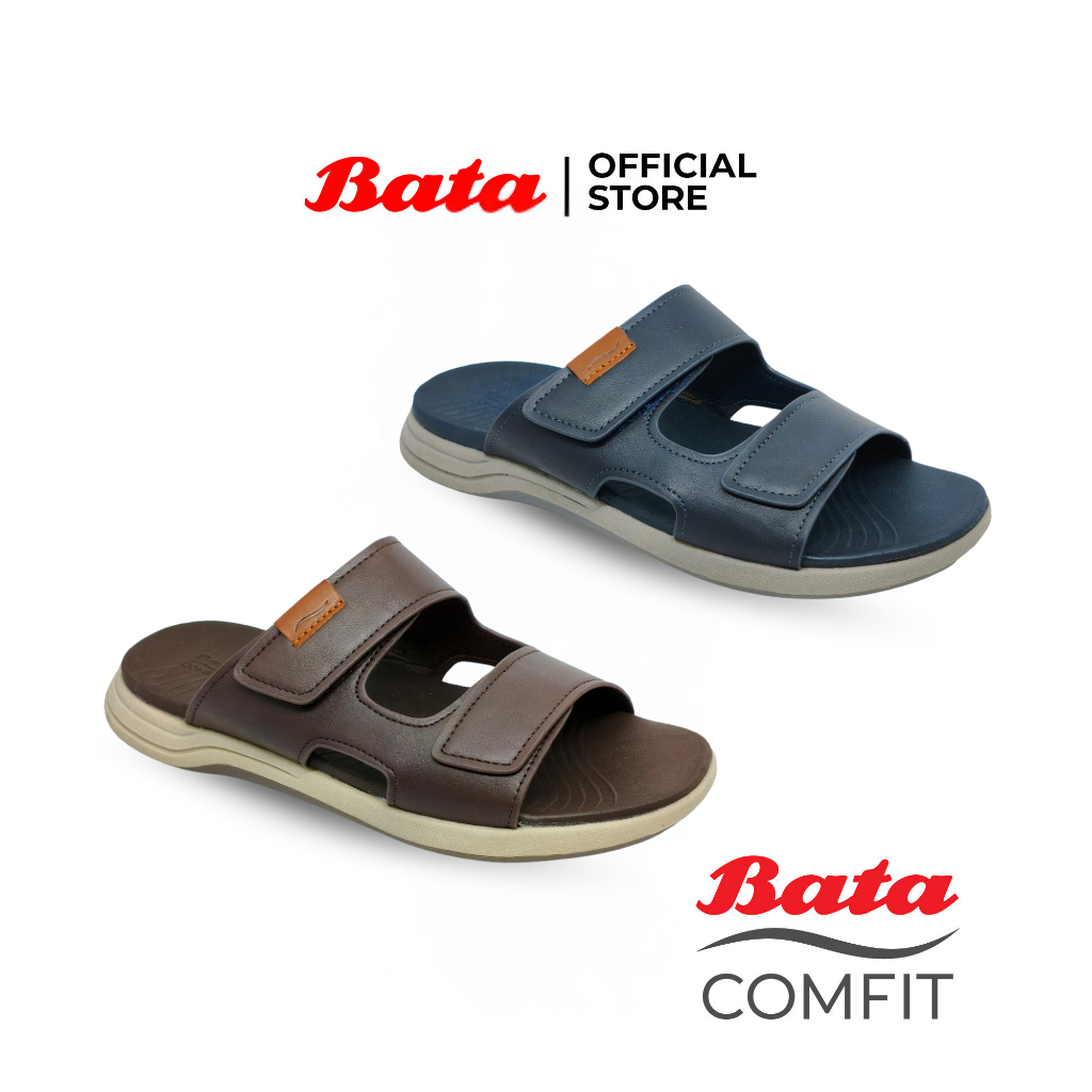 BATA COMFIT - BAMBOO "Naturfit" Sandal Mules Kasual Pria