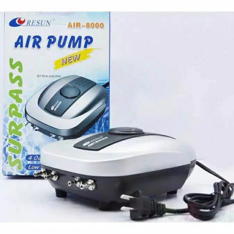 Air-8000 Resun Pompa Udara Aerator Aquarium Air Pump Air8000
