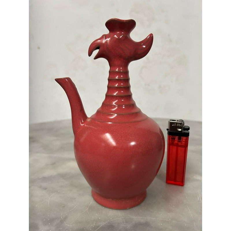 Keramik China Kuno Dinasty Teko Kepala Ayam Antik