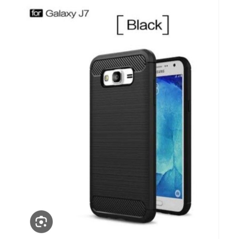 Softcase Silikon Ipaky Carbon Samsung J7 /J7 Core
