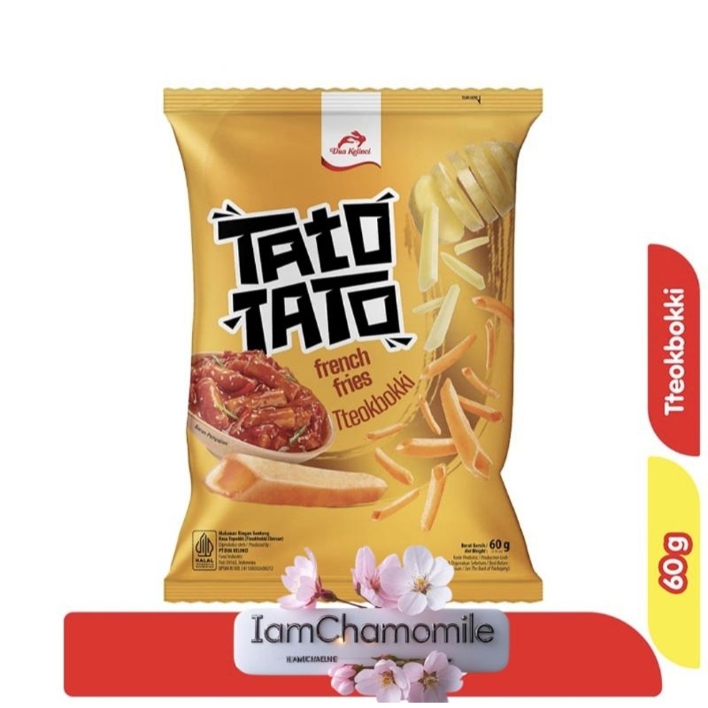 

Dua Kelinci Tato Tato French Fries Tteokbokki 60 G Murah