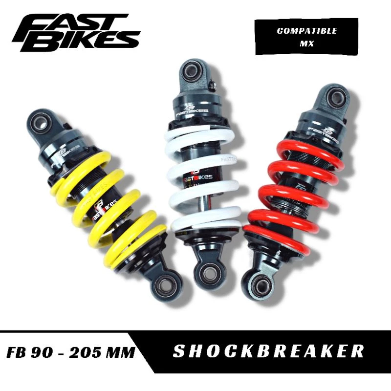 Shock Belakang Monoshock Merek Fast Bikes import Mx Vixion Satria Fu Fast Bikes 205mm 265mm 280mm Sh