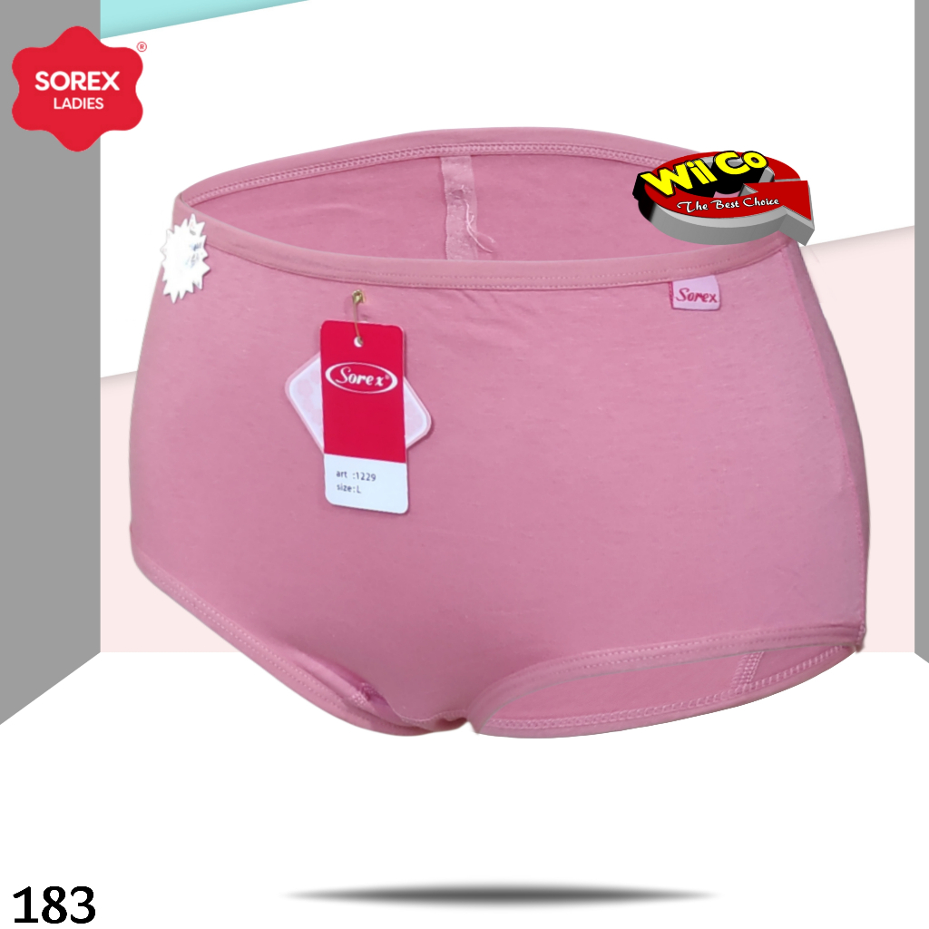 K183 (1-3 pcs) Sorex Celana Dalam Wanita Jumbo, Celana Dalam Perempuan Big Size Size L EL QL EQL