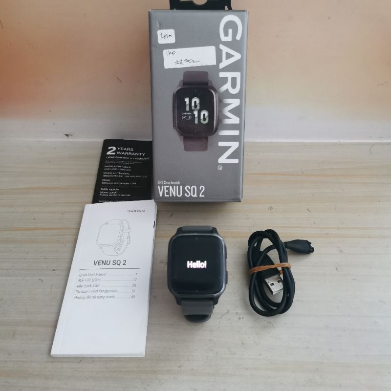 Garmin VENU SQ 2 non music Bekas - Garansi Resmi - second