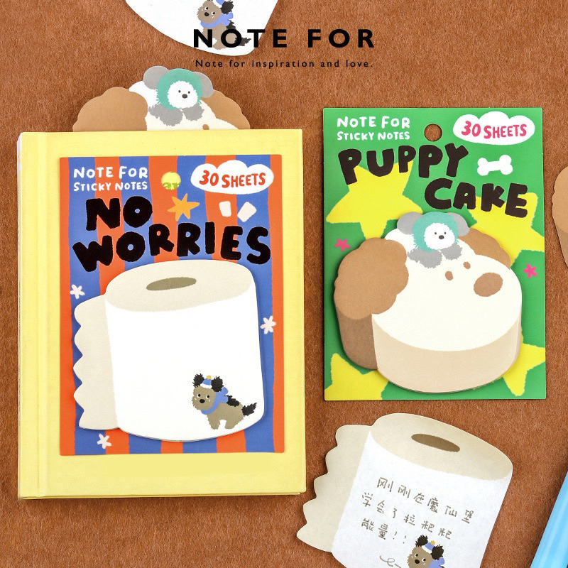 

Purple SN004 Sticky notes puppy cat meow Memo cuted shaped Notepaper Memo Stick